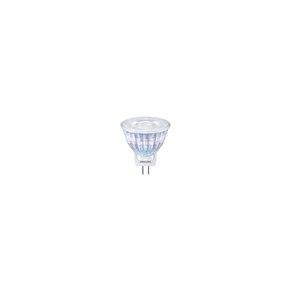 Philips CorePro LED spot GU4 MR11 2.3W 2700K 184 lumen 36D Varmvit ej dimbar 12V CE RoHS