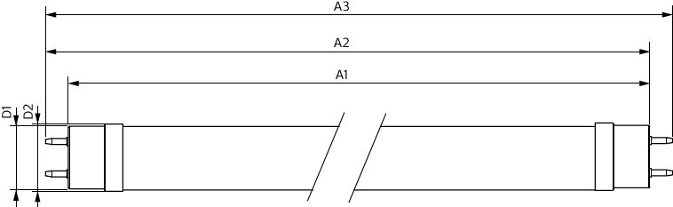 Philips MAS LEDtube VLE 1500mm HO 20.5W 6500K T8 G13 Koud Daglicht 3100 lumen 190° Glas