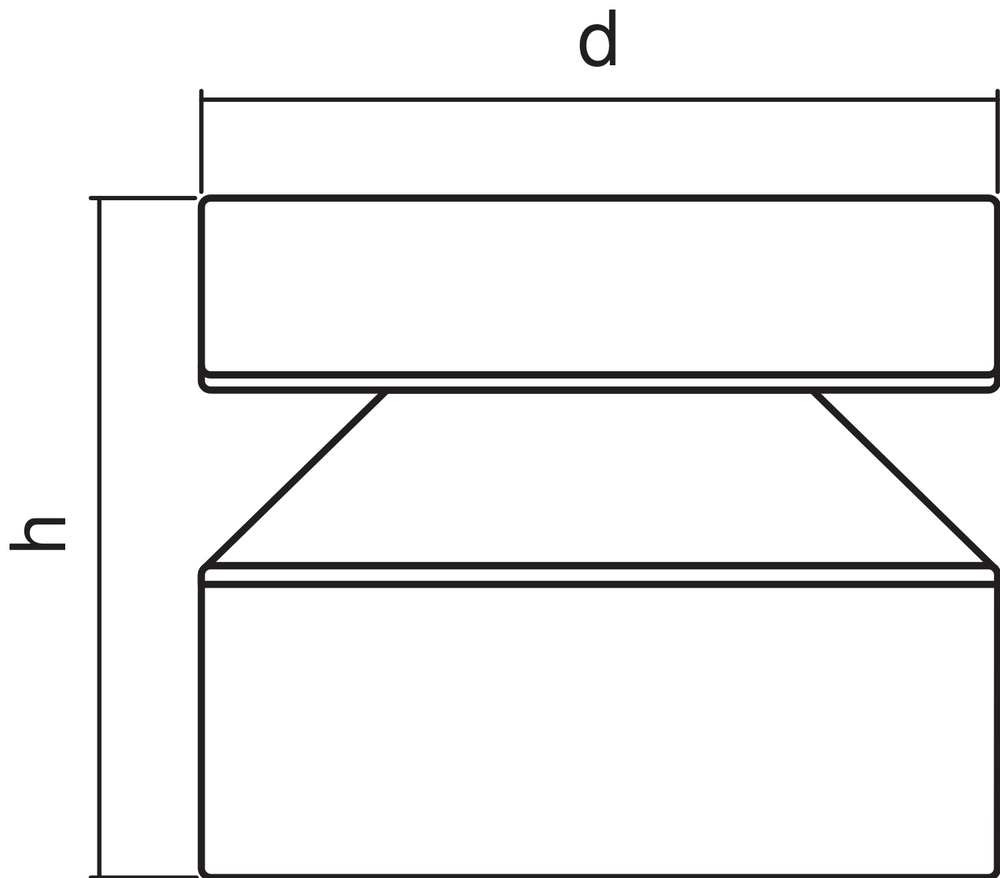 Ledvance ENDURA Style Cylinder Utomhus LED Takarmatur 6W 3000K IP44 Rostfritt Stål