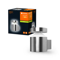 Ledvance ENDURA Style Cylinder Vägglampa LED 6W 3000K IP44 Rostfritt Stål Utomhus Ytmonterad