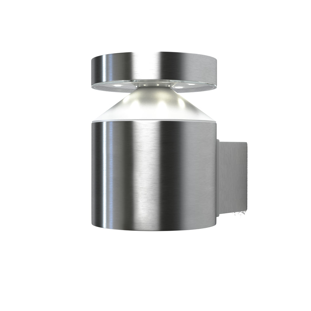 Ledvance ENDURA Style Cylinder Vägglampa LED 6W 3000K IP44 Rostfritt Stål Utomhus Ytmonterad