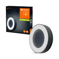 Ledvance ENDURA Style Ring LED wand- en plafondlamp 13.5W 3000K 480 lumen Donkergrijs IP44 IK07