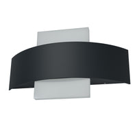 Ledvance ENDURA Style Shield Square LED Wandleuchte 11W 3000K Dunkelgrau IP44 IK05 Outdoor Aufputzmontage