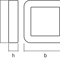 Ledvance ENDURA Style Square lampada da parete LED 13.5W 3000K Grigio Scuro IP44 IK07 montaggio superficiale per esterni
