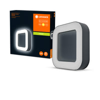 Ledvance ENDURA Style Square lampada da parete LED 13.5W 3000K Grigio Scuro IP44 IK07 montaggio superficiale per esterni