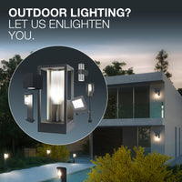 Ledvance ENDURA Style Square LED Wandleuchte 13.5W 3000K Dunkelgrau IP44 IK07 Außen Wandmontage