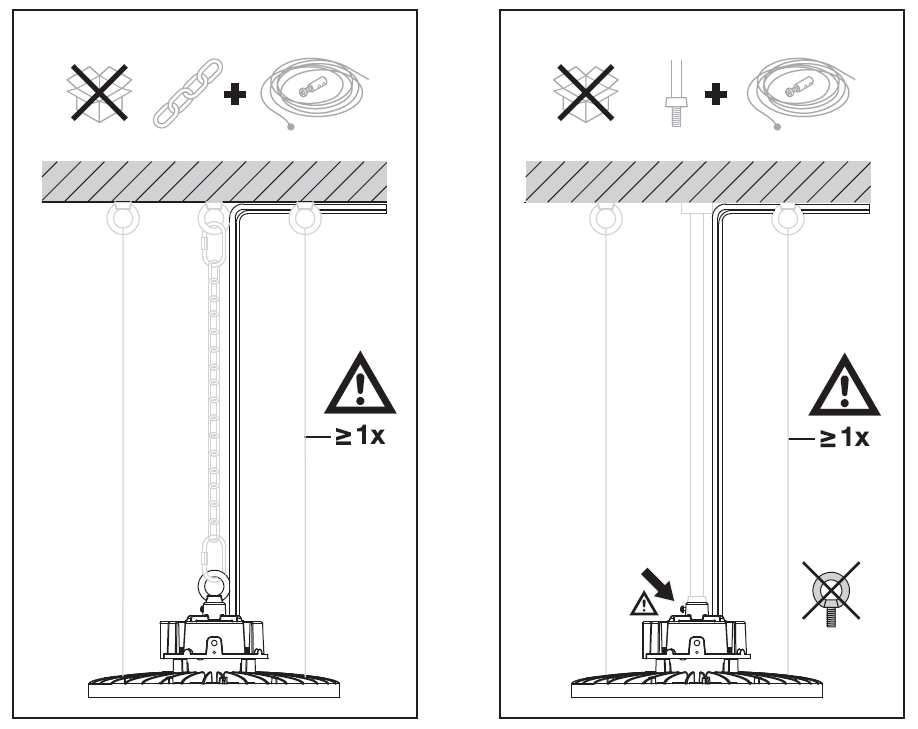 Ledvance HIGH BAY DALI GEN 5 LED 75W 4000K 13275 Lumen 70° Schwarz IP66 IK10 Aluminium Industriebeleuchtung