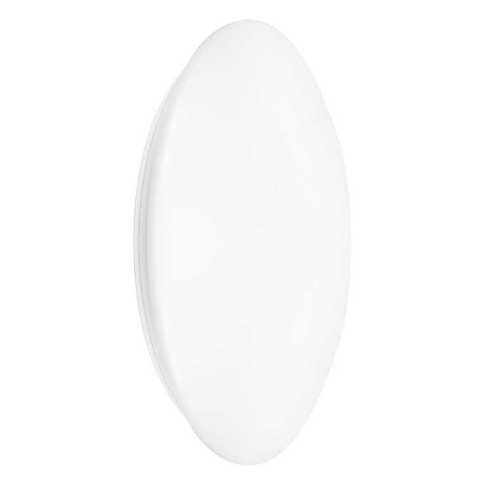 Spectrum LED opbouw plafondlamp rond 42W 3000K 3500 lumen IP44 staal wit behuizing