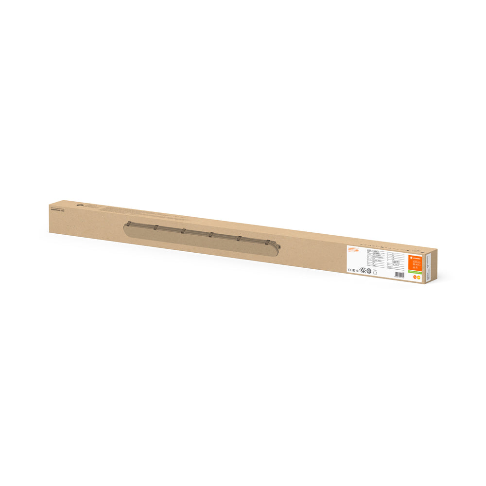 Ledvance LED Feuchtraumleuchte 1200mm 32W 3000K 4000 Lumen IP65 IK08 Warmweiß Grau Decken- oder Wandmontage