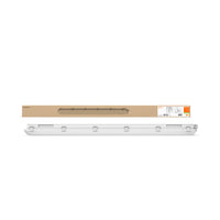 Ledvance LED Feuchtraumleuchte 1200mm 32W 3000K 4000 Lumen IP65 IK08 Warmweiß Grau Decken- oder Wandmontage