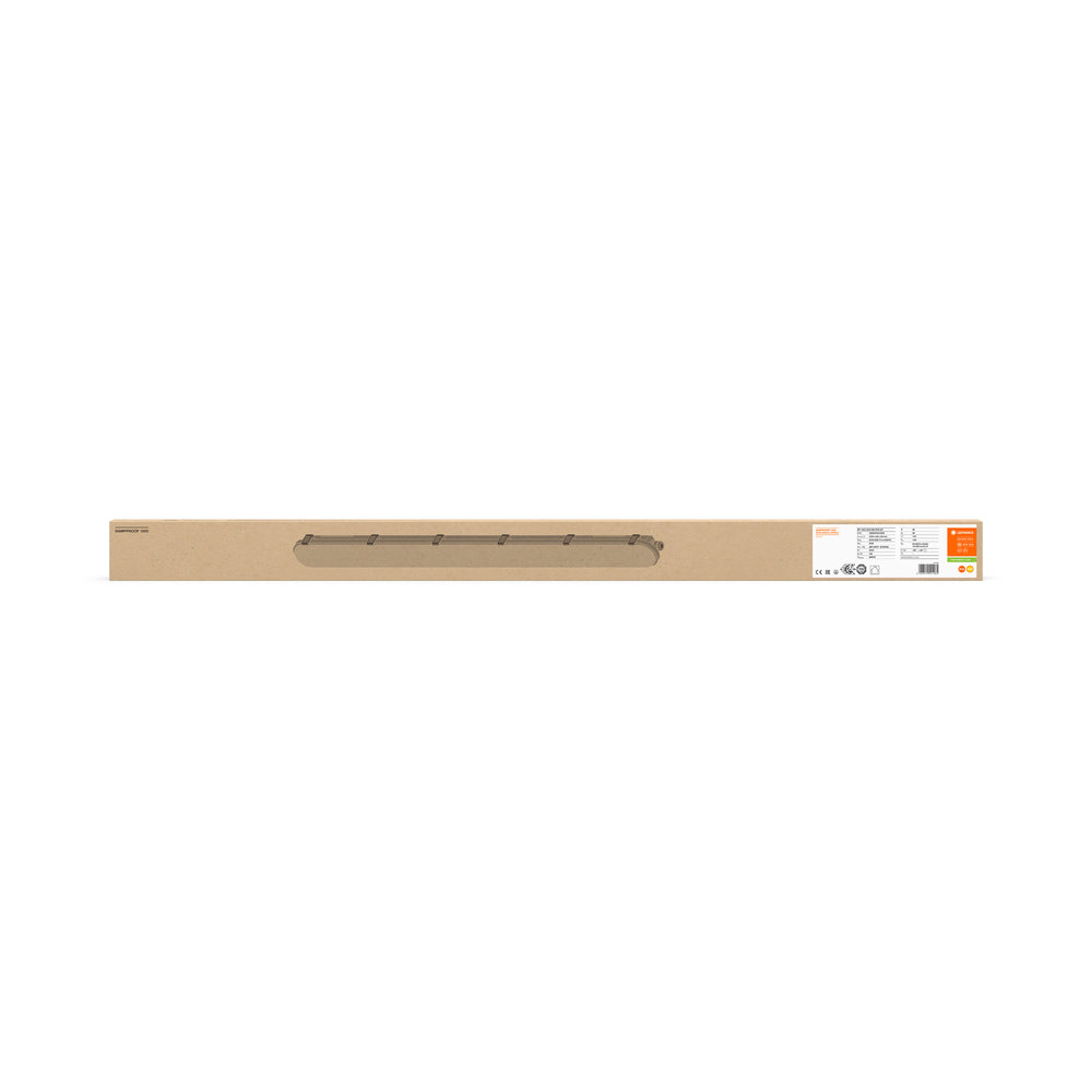 Ledvance LED Feuchtraumleuchte 1200mm 32W 3000K 4000 Lumen IP65 IK08 Warmweiß Grau Decken- oder Wandmontage