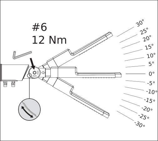 Ledvance LED straatlamp 30W 6500K 4050 lumen IP66 IK08 Grijs, aluminium behuizing, mastmontage buitenverlichting