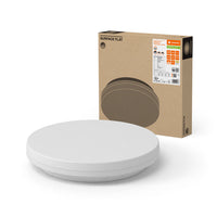 Ledvance LED plafoniera da superficie rotonda piatta 19W 2660 lumen 3000K 4000K IP54 IK08 Bianco