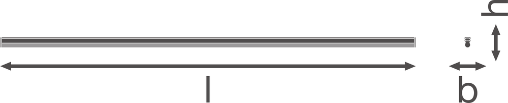 Ledvance LINEAR COMPACT HIGH OUTPUT LED ytarmatur 25W 3000K 2500 lumen 1473mm Vit IP20