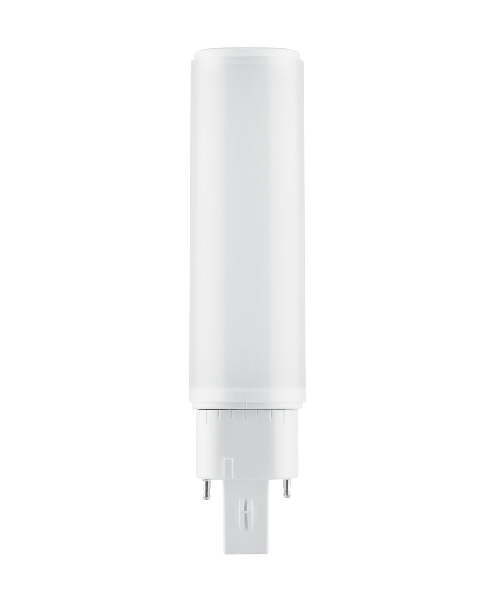 Lámpara de sustitución Ledvance OSRAM DULUX LED G24Q-2 7W 4000K blanco frío, 770 lúmenes, IP20, 220-240V, base giratoria