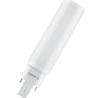 Lámpara de sustitución Ledvance OSRAM DULUX LED G24Q-2 7W 4000K blanco frío, 770 lúmenes, IP20, 220-240V, base giratoria