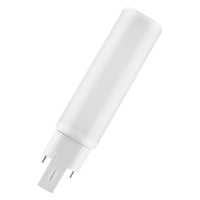 Lámpara de sustitución Ledvance OSRAM DULUX LED G24Q-2 7W 4000K blanco frío, 770 lúmenes, IP20, 220-240V, base giratoria
