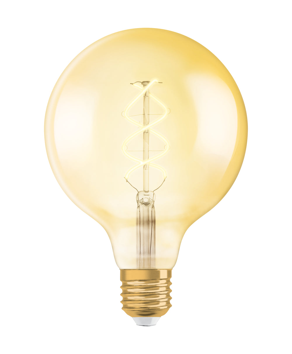 Ledvance Vintage 1906 LED Classic Globe E27 4W 2000K Goldglas 300 Lumen IP20 Warmes Komfortlicht