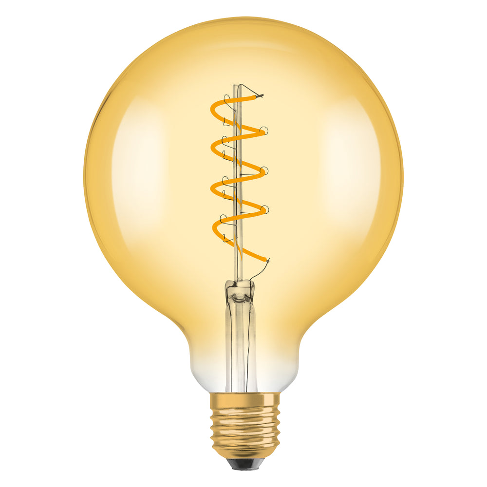 Ledvance Vintage 1906 LED Classic Globe E27 4W 2000K Goldglas 300 Lumen IP20 Warmes Komfortlicht