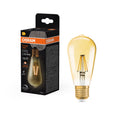 Ledvance Vintage 1906 Lampadina LED Edison E27 6.5W 2400K 725 lumen Dimmerabile Vetro Dorato