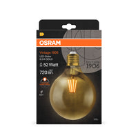 Ledvance Vintage 1906 LED Glob 6.5W E27 2400K Guldglas Lampa 720 lumen 220-240V IP20 124mm