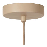 Lucide CORINA LED-pendel Ø50cm, E27, dimbar, 40W, 230V, justerbar höjd, krämfärgad modern design