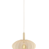 Lucide CORINA LED-pendel Ø50cm, E27, dimbar, 40W, 230V, justerbar höjd, krämfärgad modern design