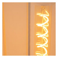Lucide CORINA LED gulvlampe, 3xE27, dæmpbar, justerbar stofskærm, 185cm creme indendørs belysning