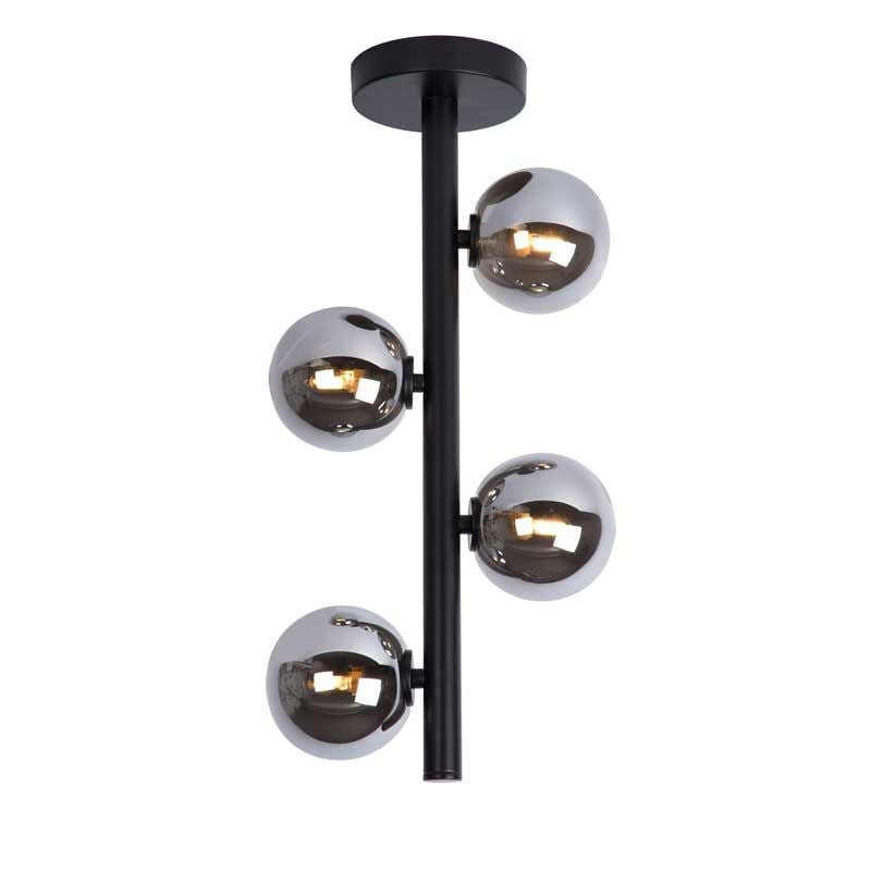 Lucide Tycho taklampa Ø25cm 4xG9 svart med 220-240V ingång
