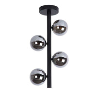 Lucide Tycho taklampa Ø25cm 4xG9 svart med 220-240V ingång