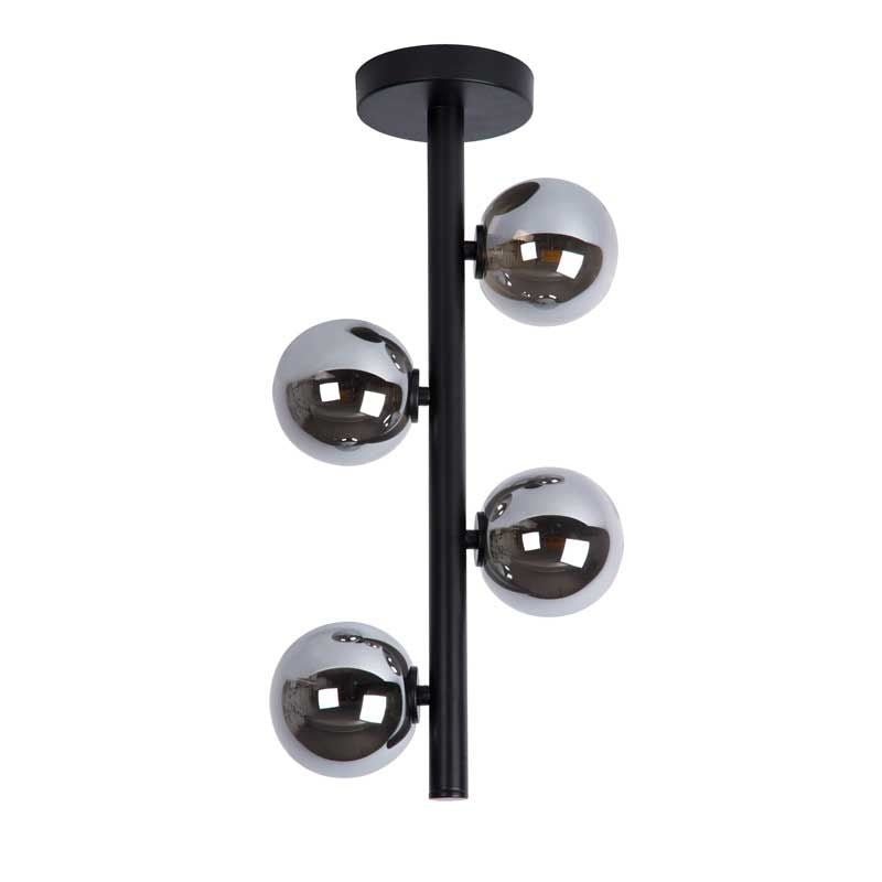Lucide Tycho taklampa Ø25cm 4xG9 svart med 220-240V ingång
