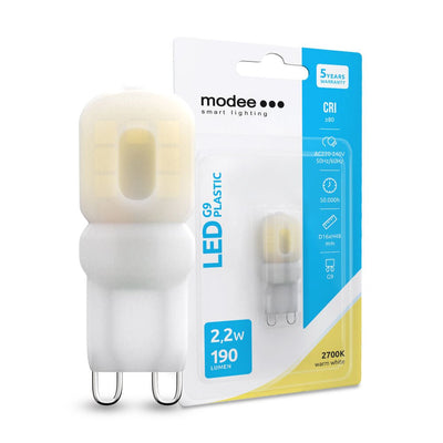 Modee LED lamp G9 2W 170 lumen 3000K warm wit licht