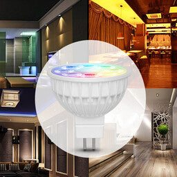 Miboxer LED Spot MR16 4W RGB+CCT, RF 2.4 GHz, dimbare retrofitlamp voor je slimme verlichtingsopstelling