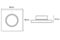 Tsong draadloze CCT dimmer wandbediening zwart 220-240V AC compatibel