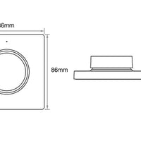 Mi-Light draadloze dimmer wandbediening CCT wit 220-240V IP20