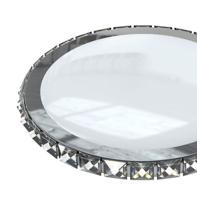 Modee plafond LED lamp 96W 3CCT dimbaar 9120 lumen Ø510mm aluminium-kunststof IP20 mat glas