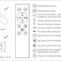 Modee LED Loftlampe 2x48W 3CCT 2700K-6500K 9120 lumen IP20 Ø510x75mm Brun med fjernbetjening