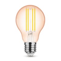 Modee LED Filament Ravfarvet Globus A60 4W E27 1800K 360 lumen 320° Glaspære IP20