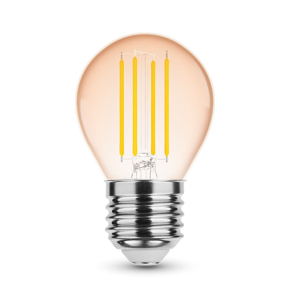 Modee LED Filament Amber Globe Mini G45 4W E27 1800K 300 lumens 320° dimmable IP20