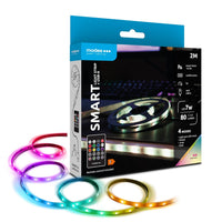 Modee Striscia LED Smart 7W IP20 RGB 2M con USB e telecomando per illuminazione d'accento colorata