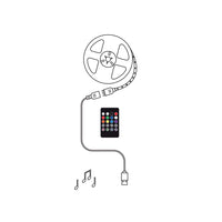 Modee Striscia LED Smart 7W IP20 RGB 2M con USB e telecomando per illuminazione d'accento colorata
