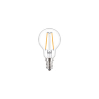 Philips CorePro LEDLuster 2W P45 E14 lampadina trasparente 2700K bianco caldo 250 lumen sostituisce 25W