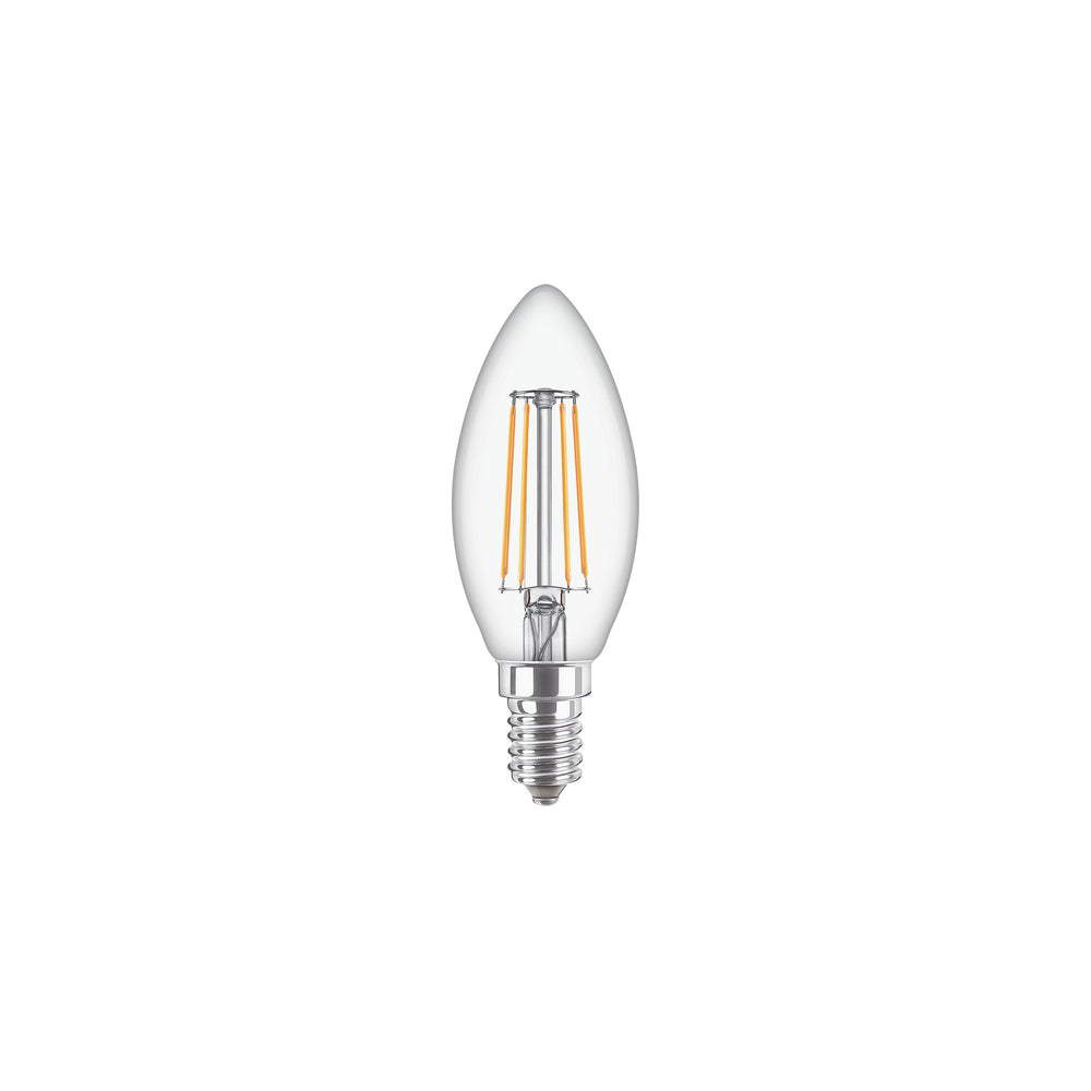 Philips CorePro LED Candela E14 4.3W 2700K Trasparente B35 470 lumen non dimmerabile luce bianca calda
