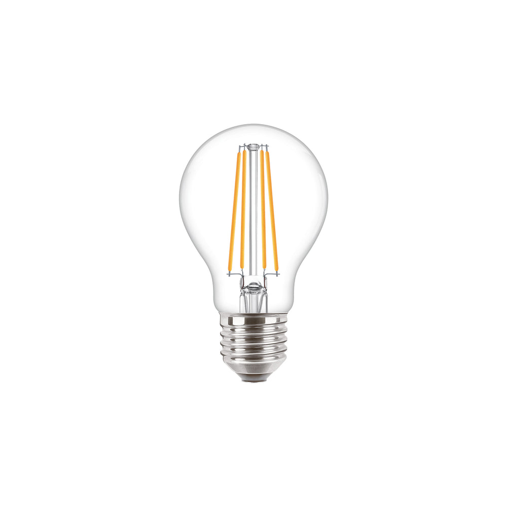 Lampadina Philips CorePro LED 7W equivalente a 60W E27 A60 2700K Bianco Caldo Trasparente 806 lumen non dimmerabile