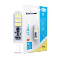 OP=OP LED G4 - 2W 190lm - 2700K warm wit licht - 12V AC/DC