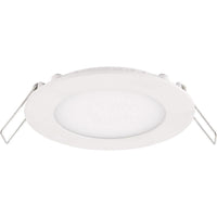 LED inbouwspot 6W vervangt 50W 3000K warm wit, 105mm uitsparing, dimbaar fase-afsnijding