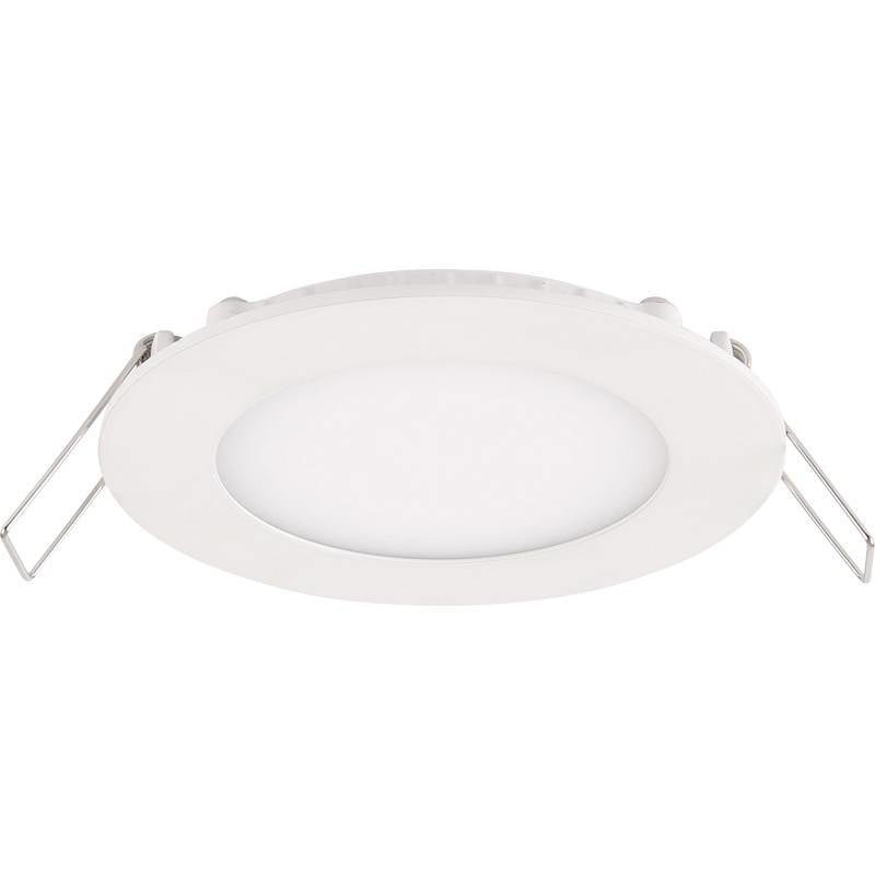 LED inbouwspot 6W vervangt 50W 3000K warm wit, 105mm uitsparing, dimbaar fase-afsnijding