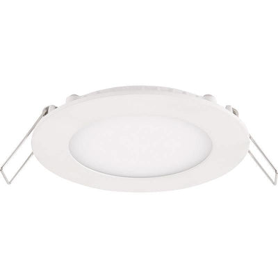 LED inbouwspot 6W vervangt 50W 3000K warm wit, 105mm uitsparing, dimbaar fase-afsnijding