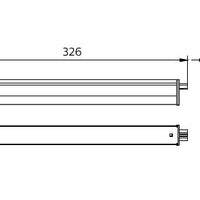 Philips BN021C LED Montageprofiel 5W 3000K 480 lumen 220-240V IP20 Wit 326mm