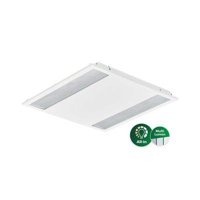 Philips CoreLine Inbouw LED Paneel, 31W 37W 43W, 4000K Neutraal Wit, 3100-4300 lumen, DALI Dimbaar, IP20/44, 597x597mm